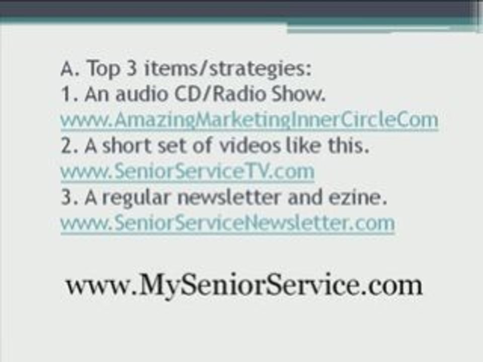 Marketing Home Care FAQ #3