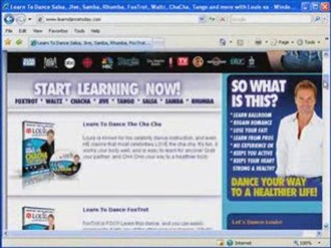 Learn Routines for Salsa, Samba, Tango, Jive and more