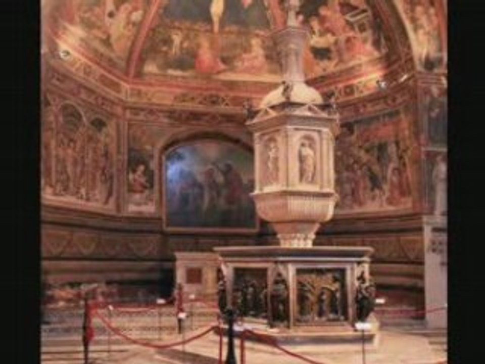 Sienne : le Baptistère