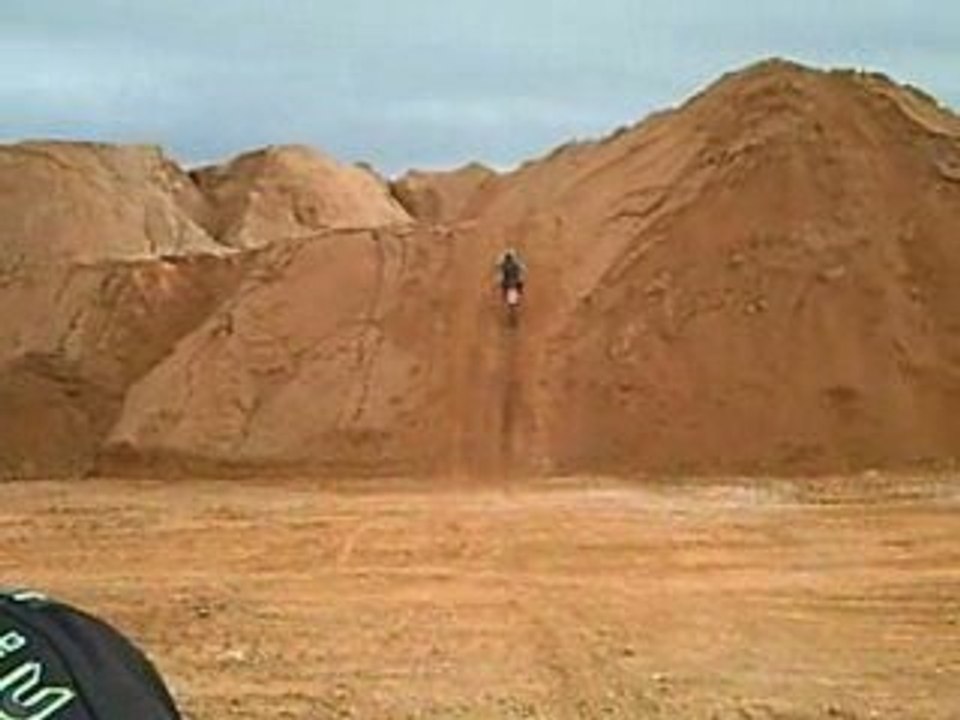 motocross entre pote Sablière