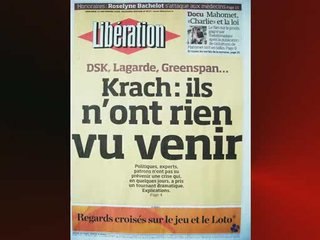 5 jours à la une: finances, Sarko et Pape