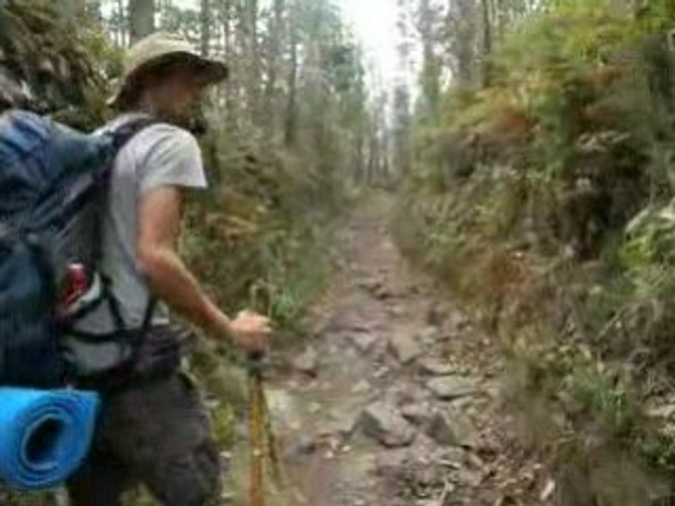 De retour sur le Camino... a 10 kms de Santiago.