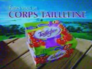 Pub Danone, Yaourt Corps Taillefine