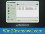 Antivermins win32 online virus removal