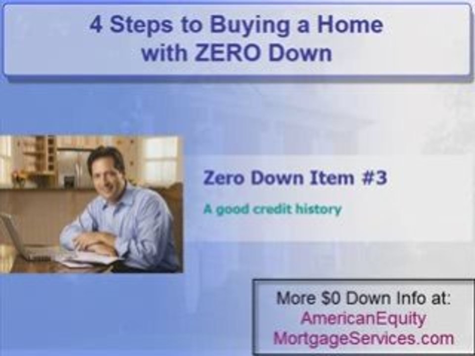 California no money down mortgage zero down home loans