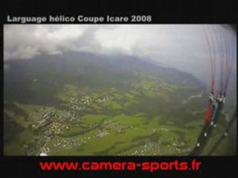 Caméra embarquée larguage hélico Coupe Icare 2008