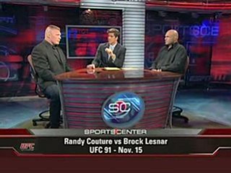 UFC INTERVIEW BROCK LESNER VS RANDY COUTURE