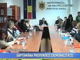 Saptamana prevenirii criminalitatii