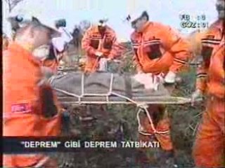 2002 Earthquake drills. AKA Rescue Research Association. Turkey.