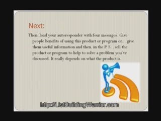 List Building with Affiliate Products