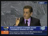 Discours de Sarkozy à l'ONU