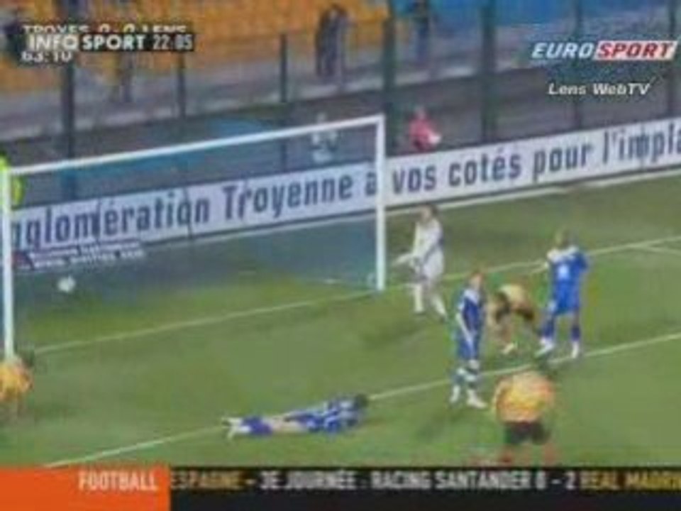 Résumé Troyes-Lens   l' equipe TV