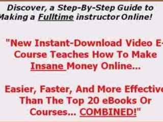 Major video course of marketing online, make money online.