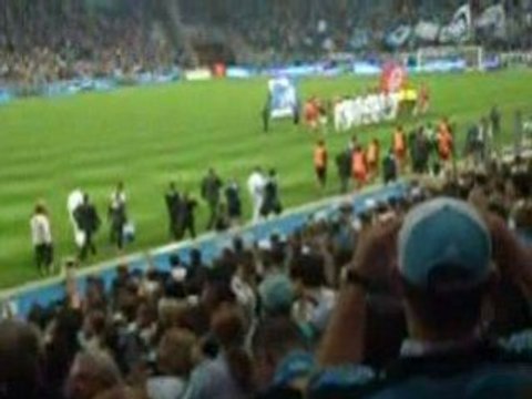 Entrée équipes OM-ASM FC