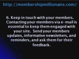 10 Tips to Keep Members Glued to Your Site