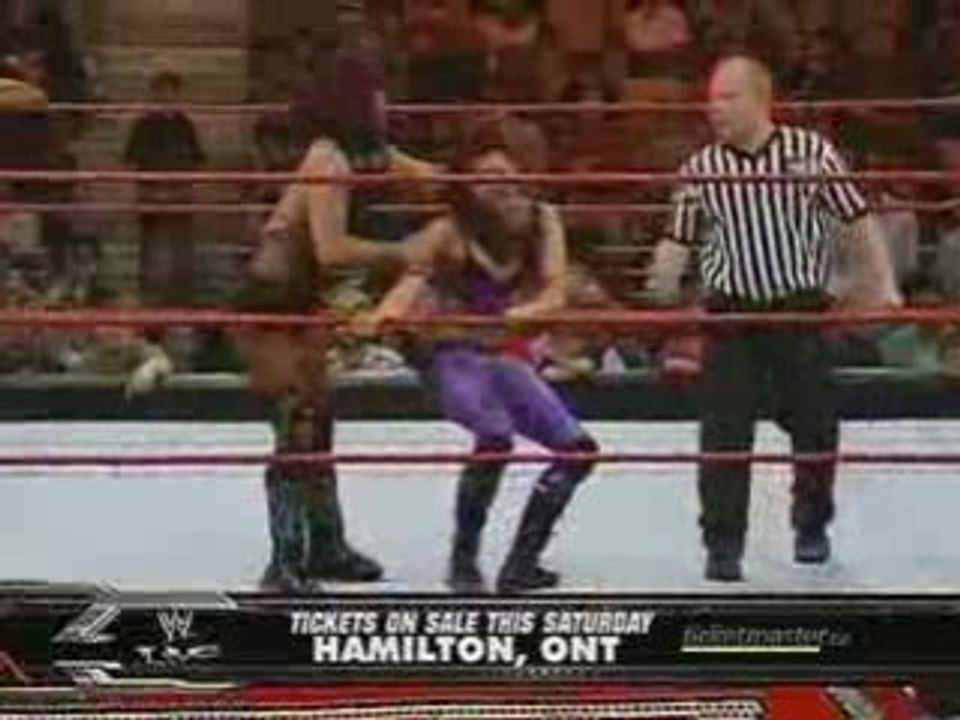 Candice michelle et Maria vs Jillian hall et victoria Raw