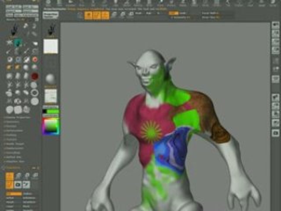 Zbrush 12 projection master