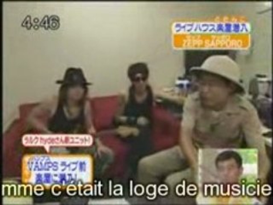 VAMPS à Dosanko Wide (Hokkaido live backstage)