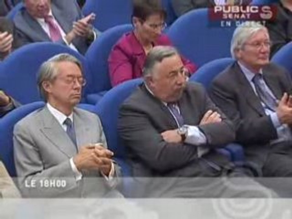 Gérard Larcher, candidat UMP à la présidence du Sénat