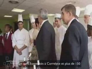 Rentrée scolaire, visite des lycées à Menton