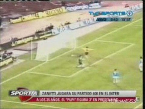 Historia de Javier Zanetti en el Inter