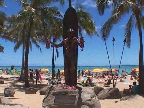 Hawaii Honolulu Waikiki Beach video