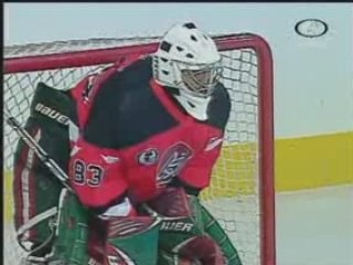 Benyahia nice goal Algeria VS UAE Arab Cup Ice Hockey 2008