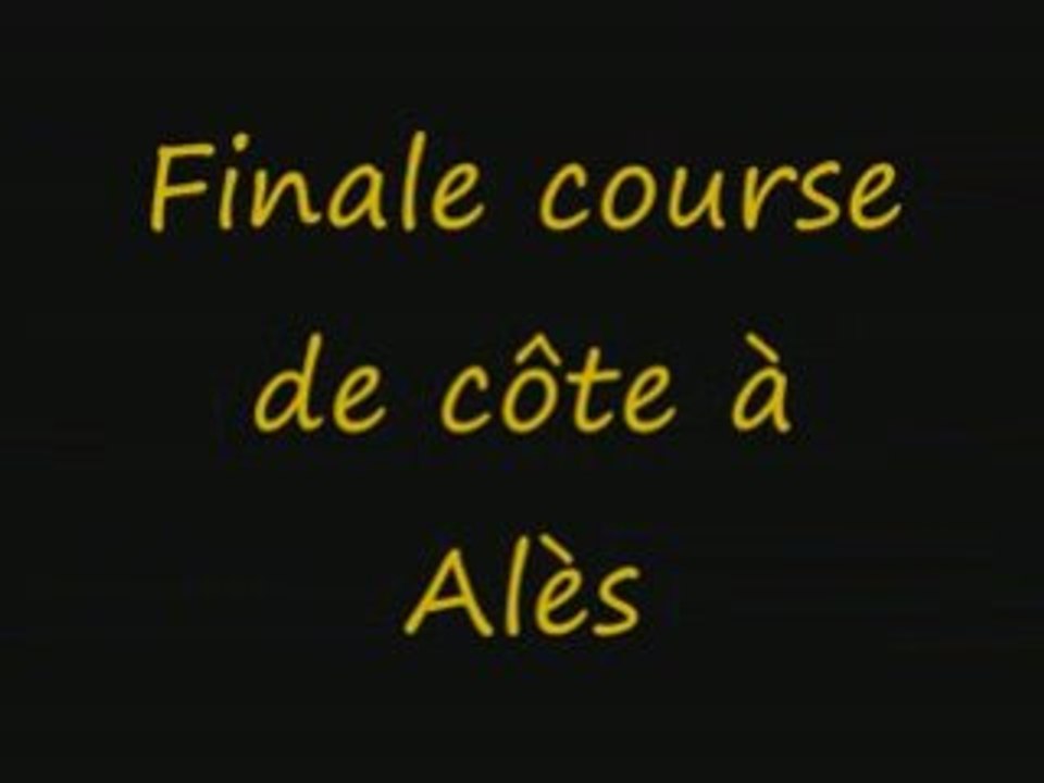 Finale course de côte Alès