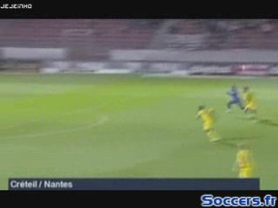 creteil nantes 1-0 Bouabdallah coupe de la ligue