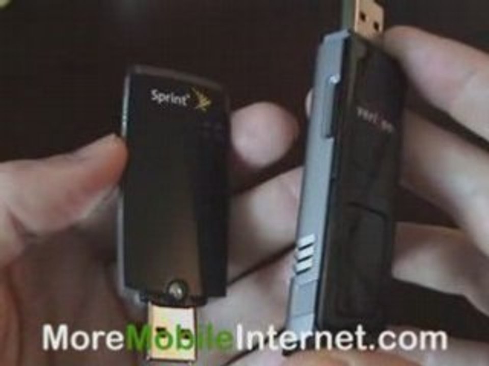Verizon USB727 vs C597 USB Card Comparison Demo