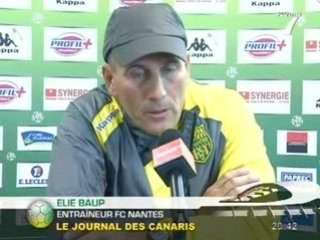 Elie Baup : un long chemin pour le FC Nantes