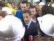 Sarkozy à Saint Nazaire: soutien à STX
