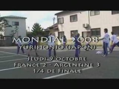 RINK HOCKEY - CHAMPIONNAT DU MONDE FEMININ 2008 : 1/4 France / Argentine