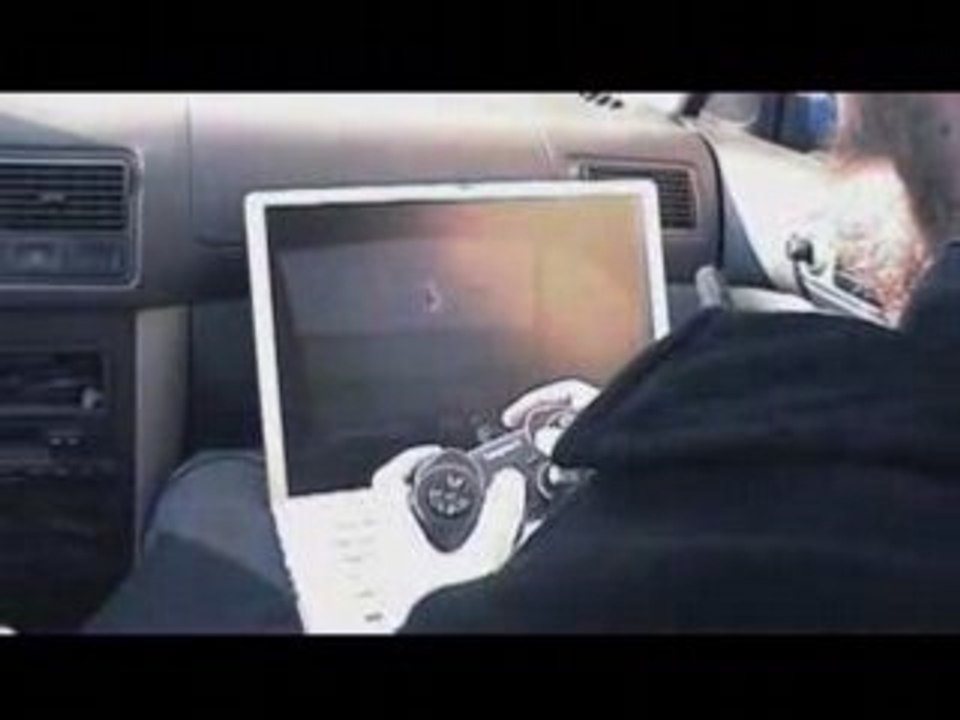 Car side window game