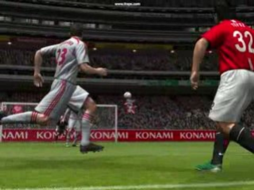 Tevez Trick and Goals vs Liverpool PES 2009