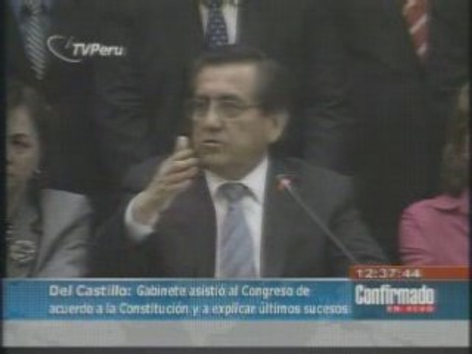 Jorge del Castillo anuncia renuncia ante Alan Garcia