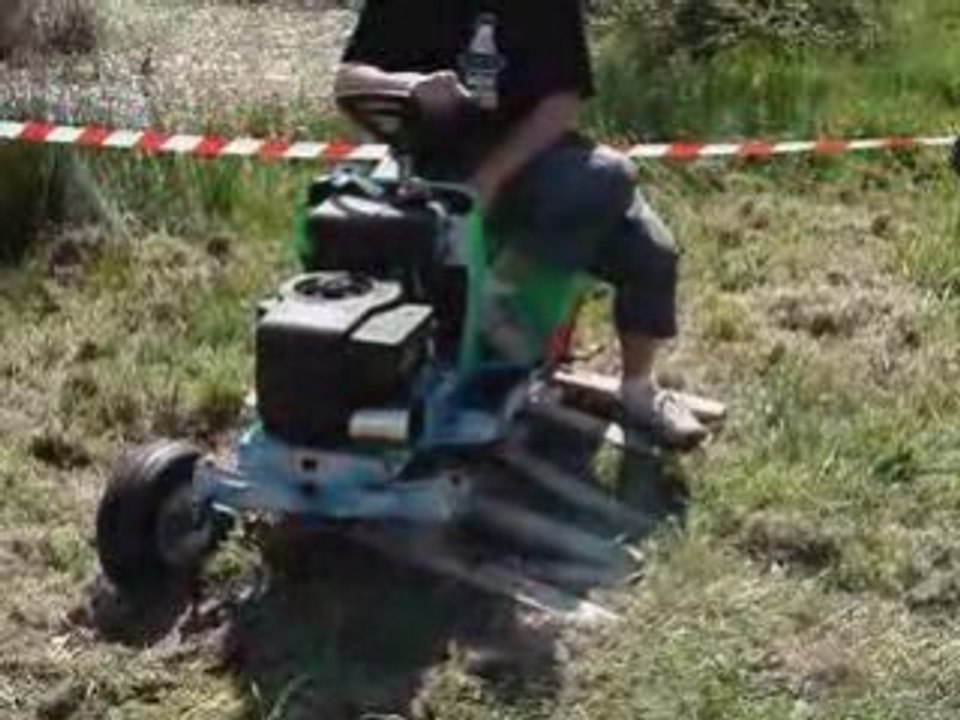 Baptême du tracteur au 24h du Mans moto 2007