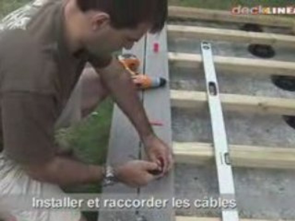 Installation Spot Terrasse