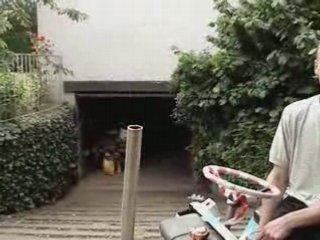 Nouvel échappement made in Normandie sur le tracteur