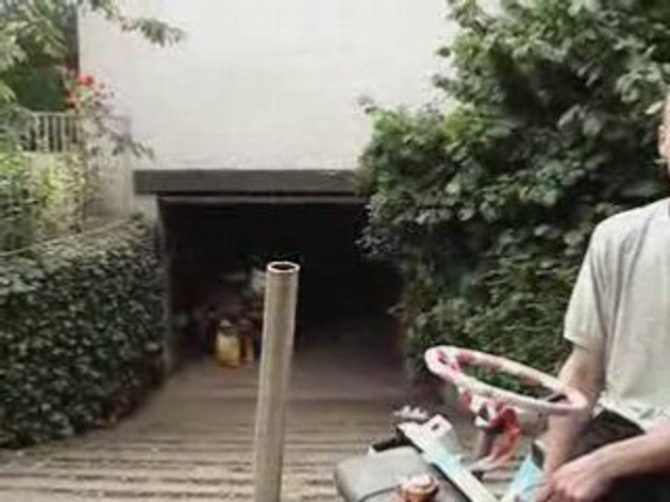 Nouvel échappement made in Normandie sur le tracteur