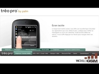 WORLDGSM : PALM TREO PRO 3/4