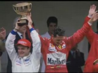 F1 Rubens Barrichello na polu golfowym w Barcelonie 2008