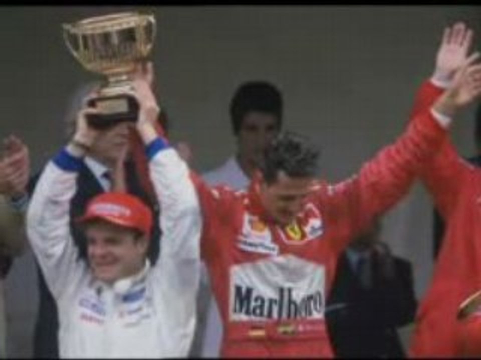 F1 Rubens Barrichello na polu golfowym w Barcelonie 2008