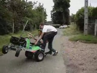 360 ° en tracteur tondeuse