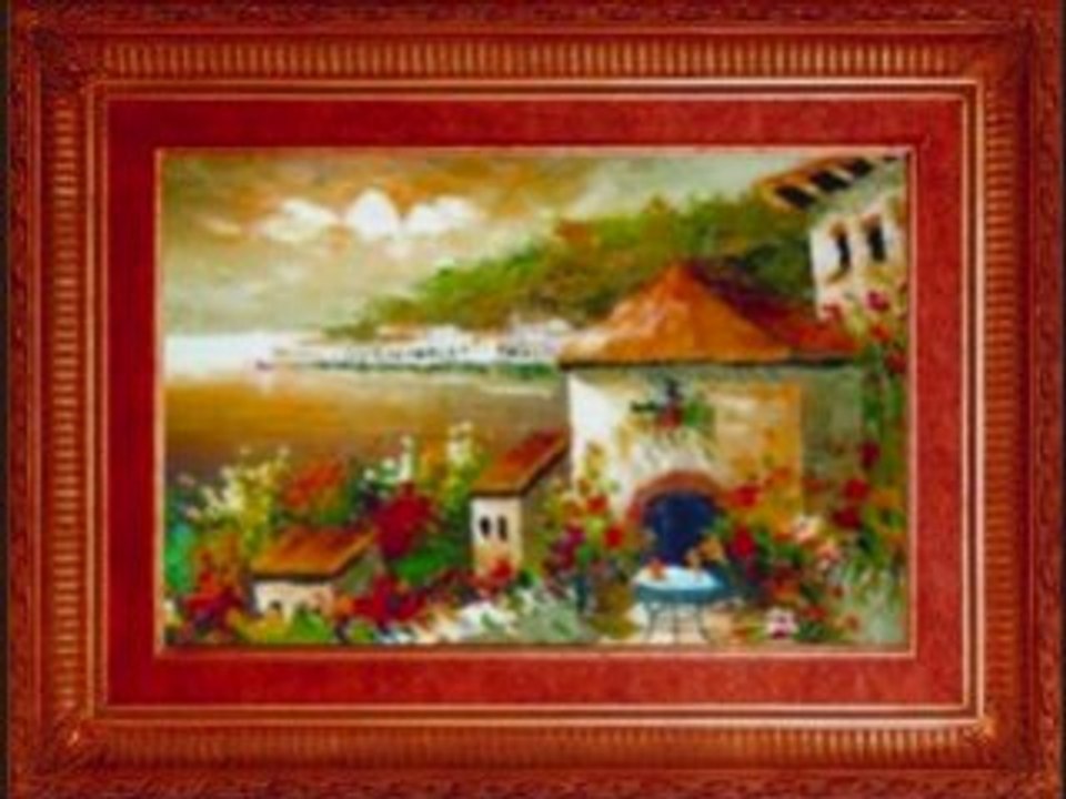 Paysage en cadre