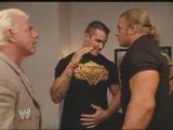 Randy Orton, Ric Flair & Triple h backstage