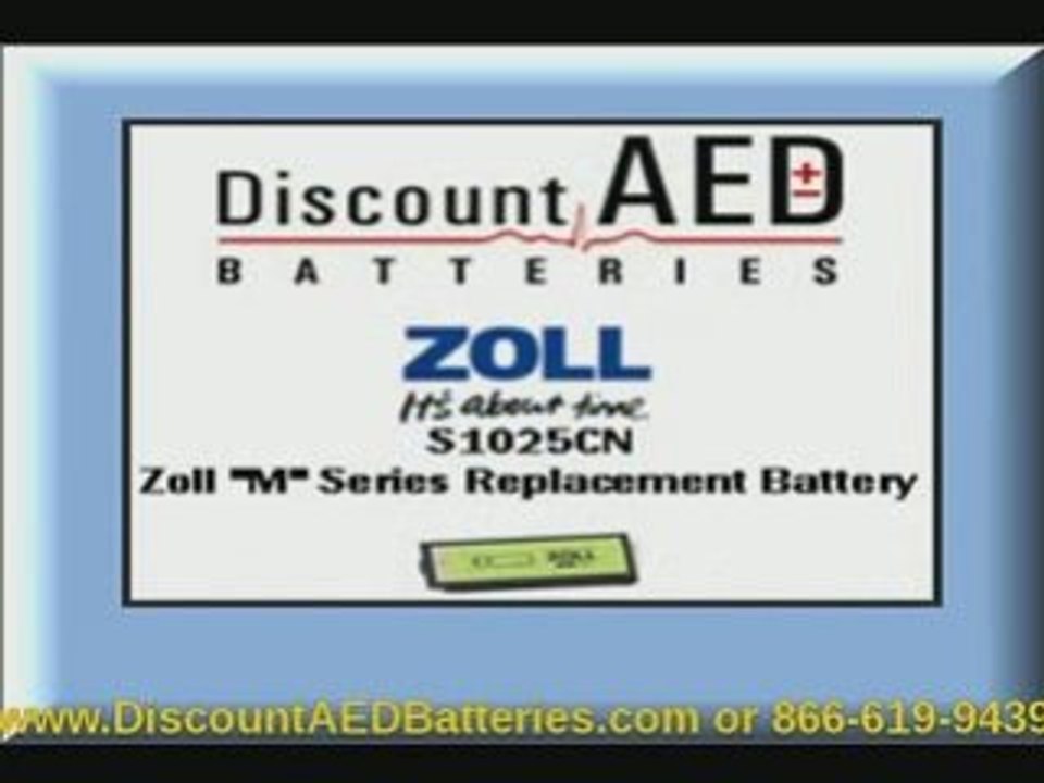 Zoll S1025CN Zoll "M" Series Replacement Battery