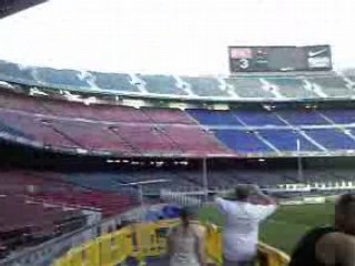 entreé au nou camp