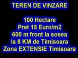 Imobiliare Vinzare Teren 100ha 8Km de Timisoara