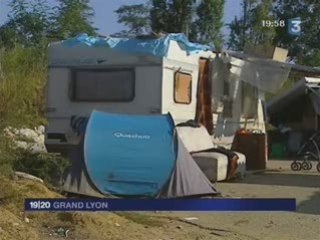 FR3-Lyon Expulsion Rroms rue de Surville